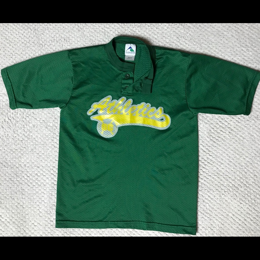 Augusta Sportswear - Green Baseball Jersey - Y (M)